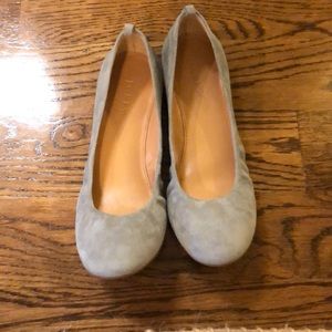 J.Crew Factory Anya Ballet Flats in Gray